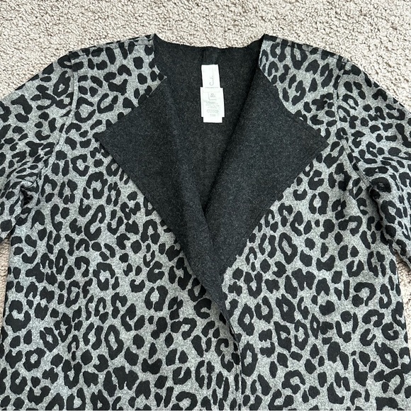 Jones New York Womens Size XS Wool Blend Leopard Print Jacket Blazer - Picture 4 of 11